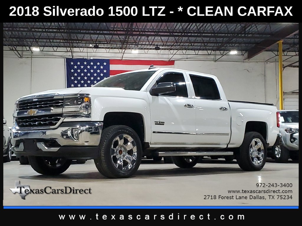 Used 2018 Chevrolet Silverado 1500 LTZ w/ Texas Edition RWD 360° Tour