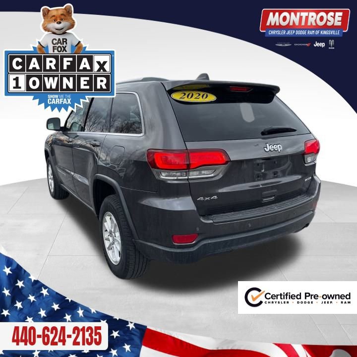 Certified 2020 Jeep Grand Cherokee Laredo image 7