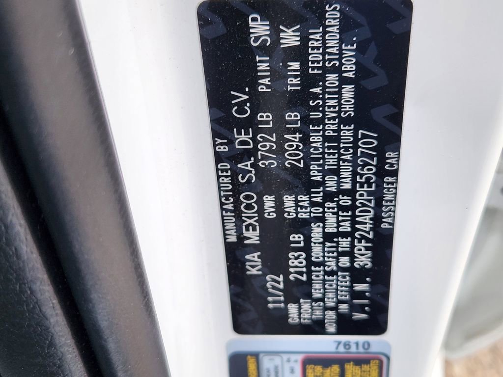 Certified 2023 Kia Forte LXS image 22