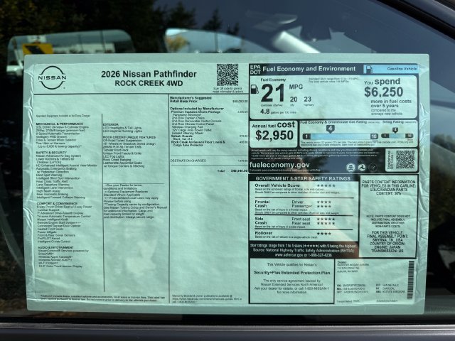 New 2026 Nissan Pathfinder SV AWD/4WD image 30