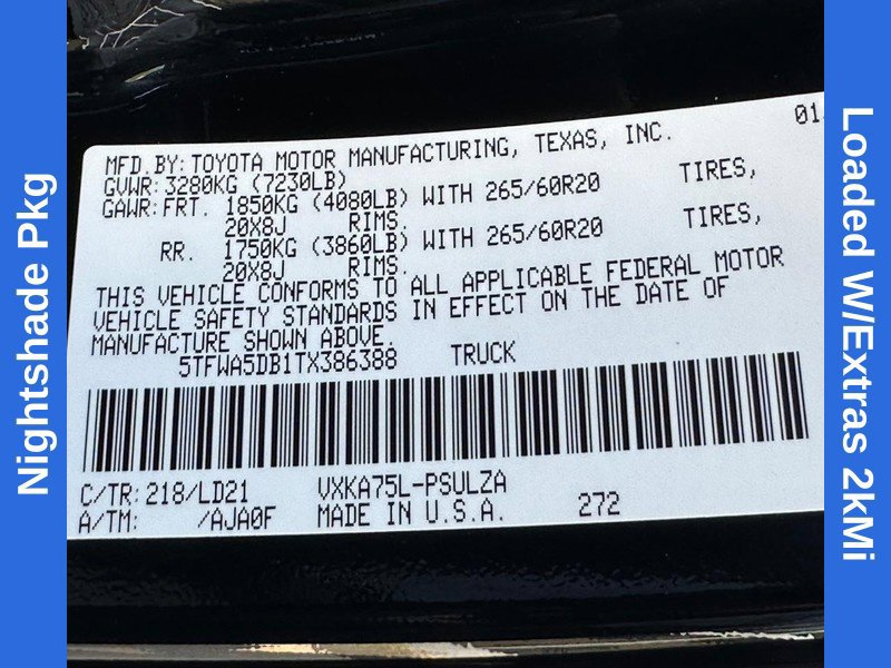 Used 2026 Toyota Tundra Limited AWD/4WD image 30