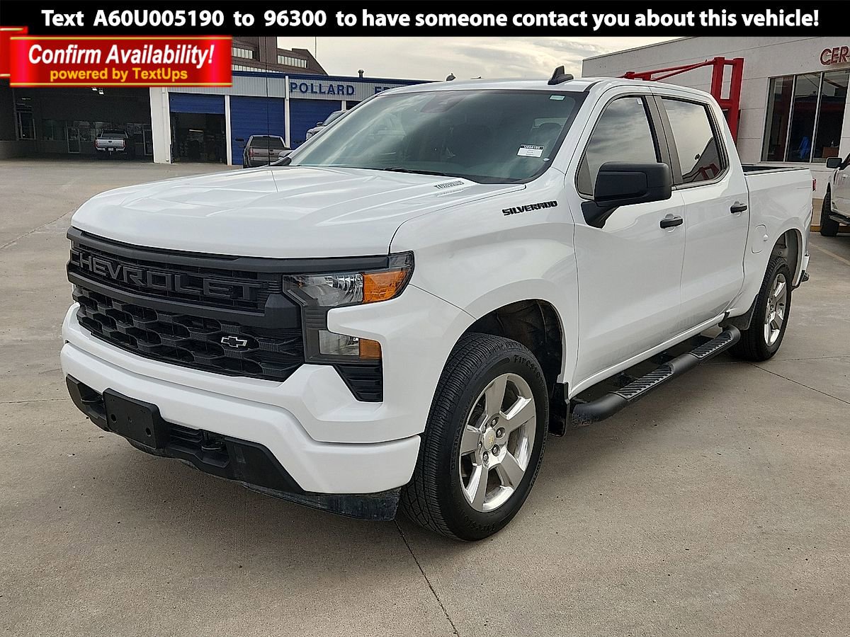 Used 2025 Chevrolet Silverado 1500 Custom w/ Turbomax Blackout Package image 1