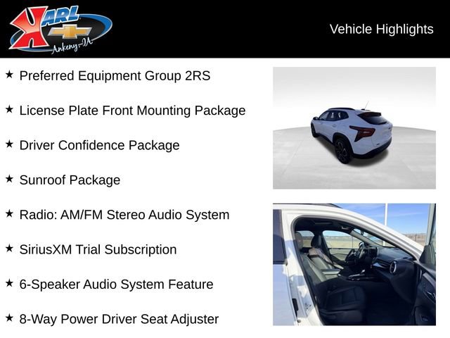 Certified 2025 Chevrolet Trax RS w/ Sunroof Package video 2