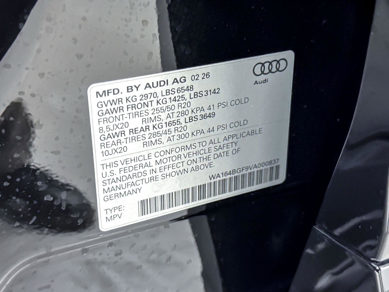 New 2027 Audi Q6 e-tron Prestige AWD/4WD image 28
