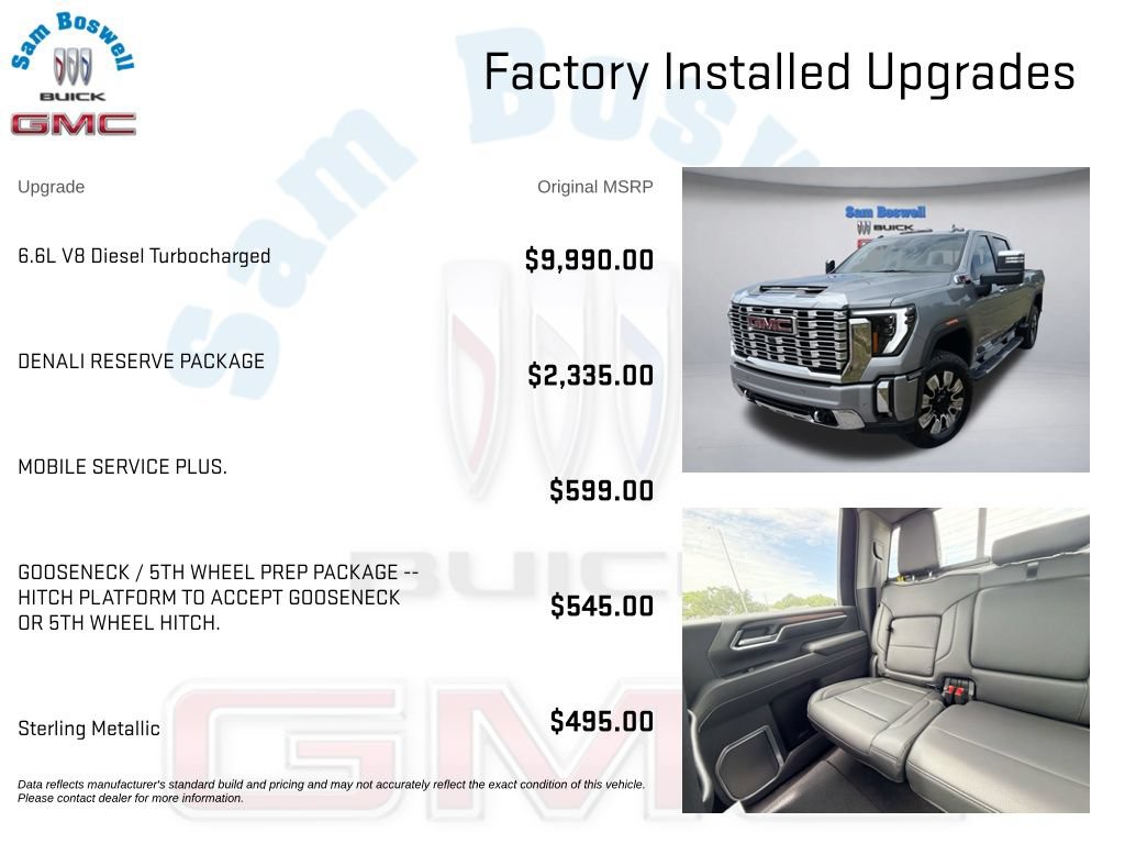 New 2026 GMC Sierra 2500 Denali w/ Denali Reserve Package AWD/4WD image 3