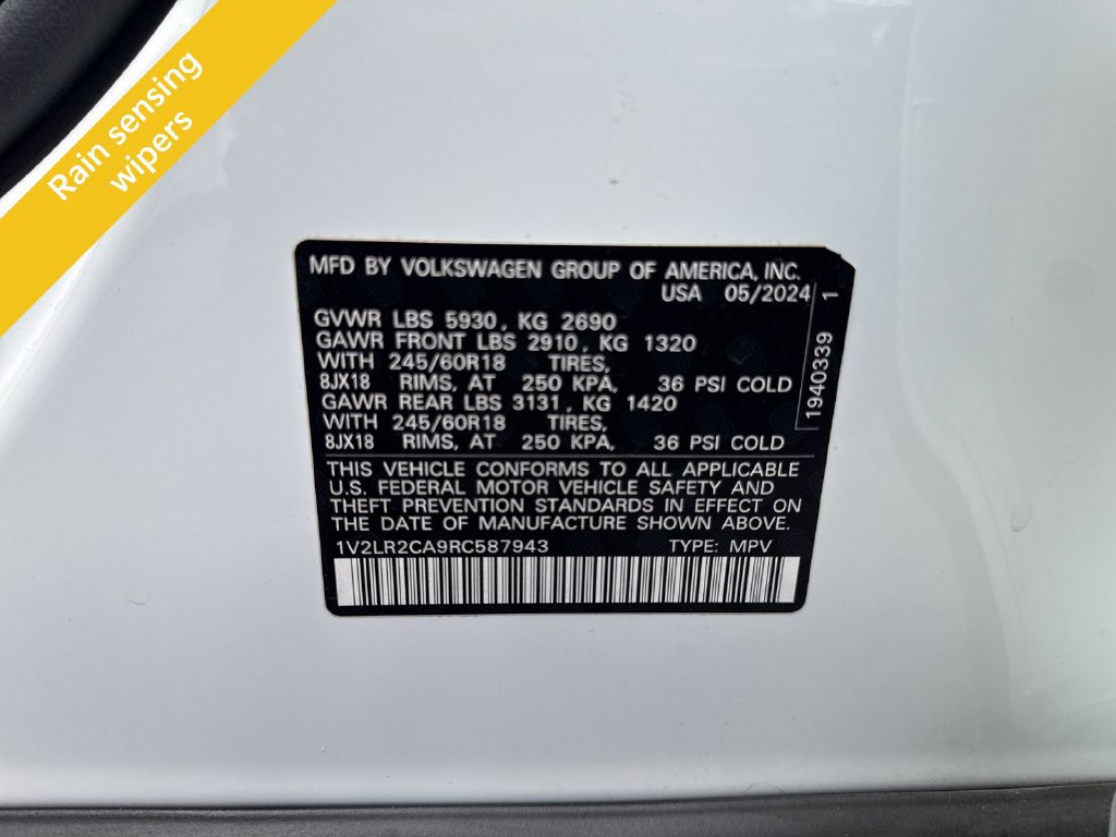 Used 2024 Volkswagen Atlas SE AWD/4WD image 18