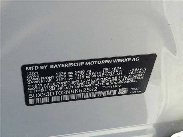 Used 2022 BMW X4 xDrive30i w/ M Sport Package 2 image 15