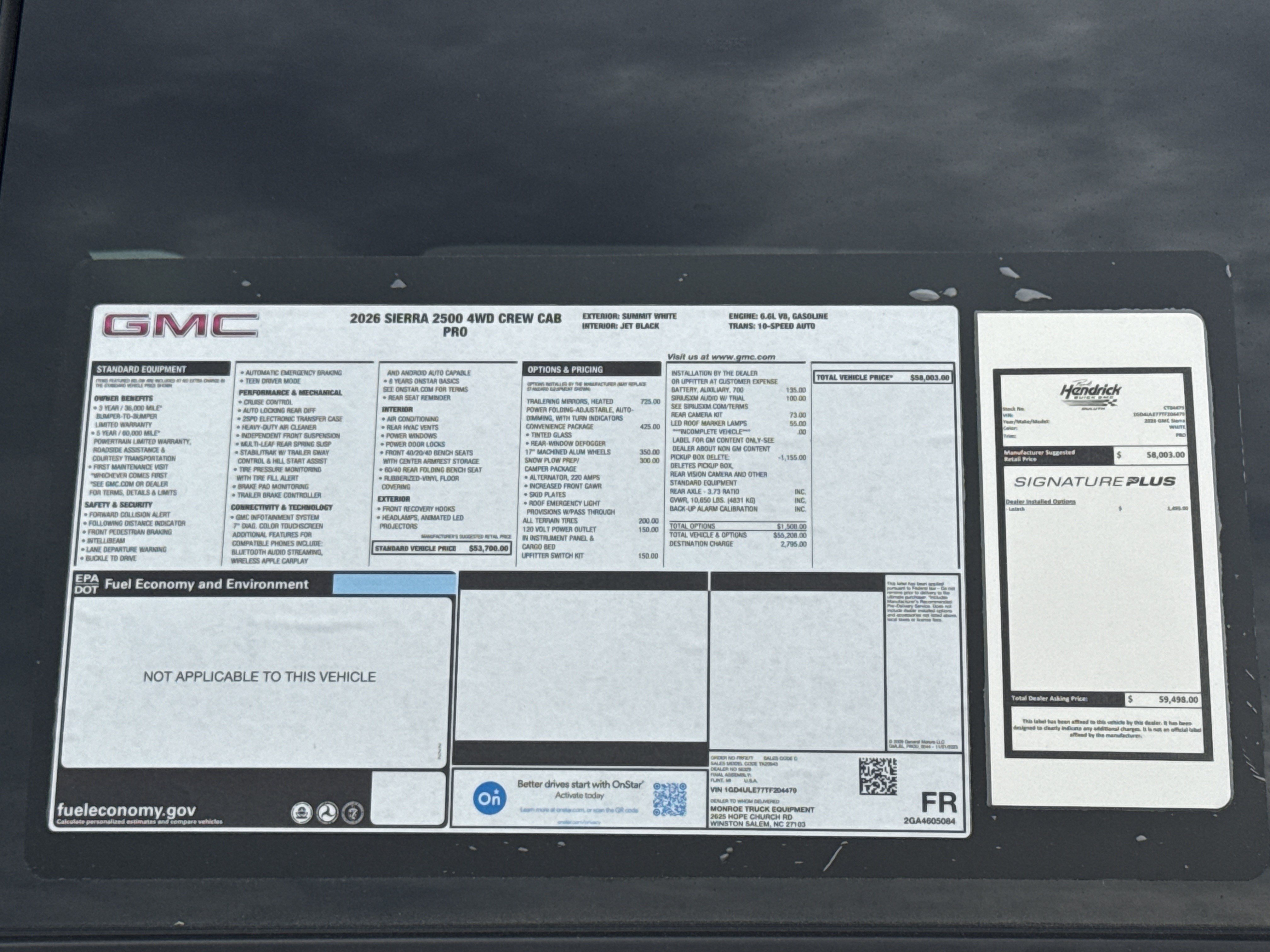 New 2026 GMC Sierra 2500 Pro w/ Convenience Package AWD/4WD image 37