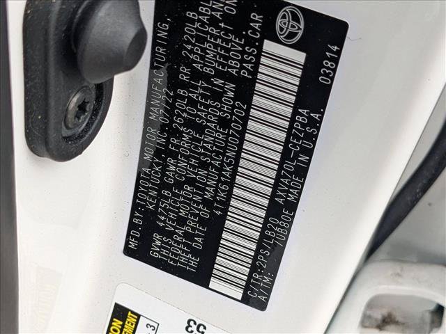 Used 2022 Toyota Camry XSE FWD image 22
