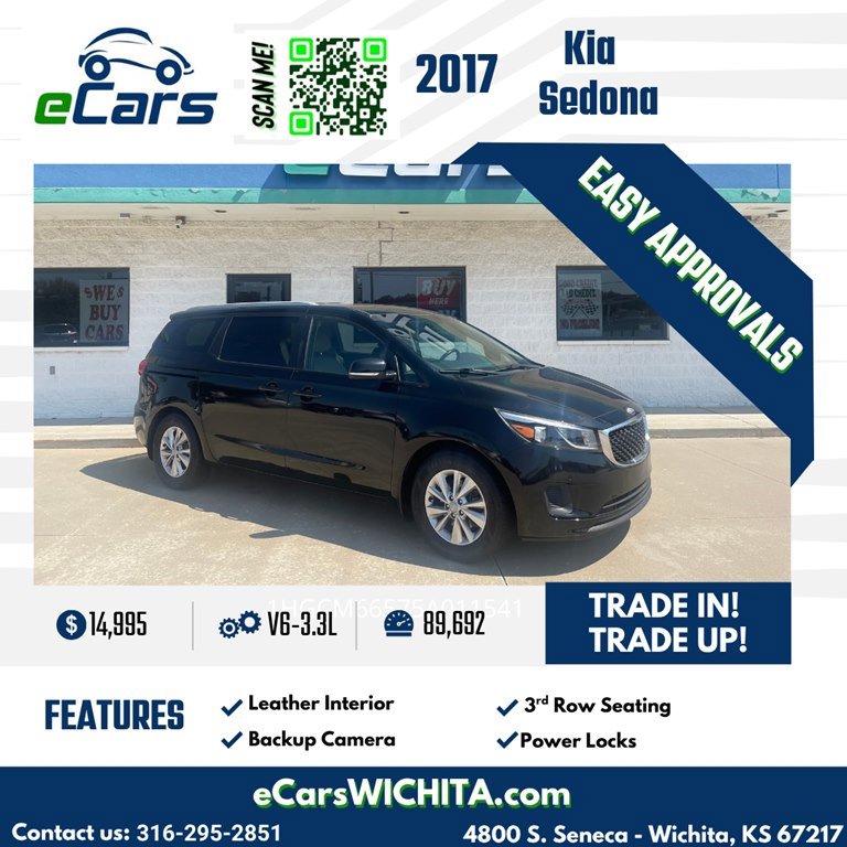 Used 2017 Kia Sedona LX w/ LX Essentials Premium Package