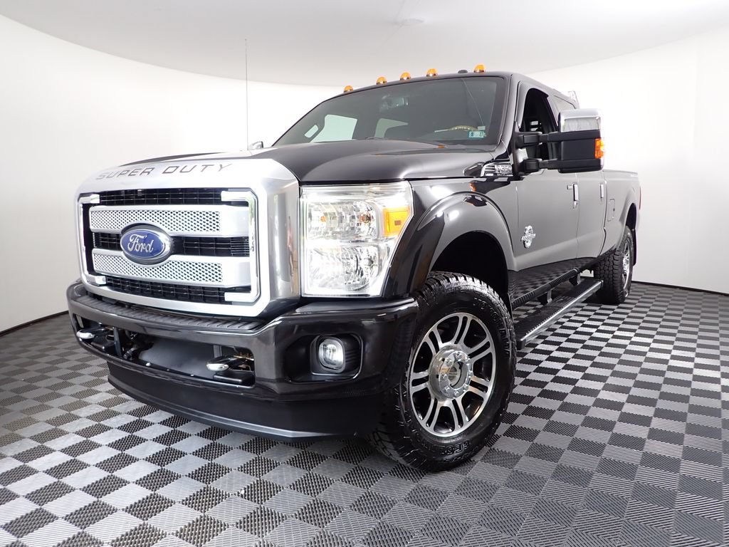 Used 2014 Ford F350 Platinum w/ Snow Plow Prep Package AWD/4WD image 2
