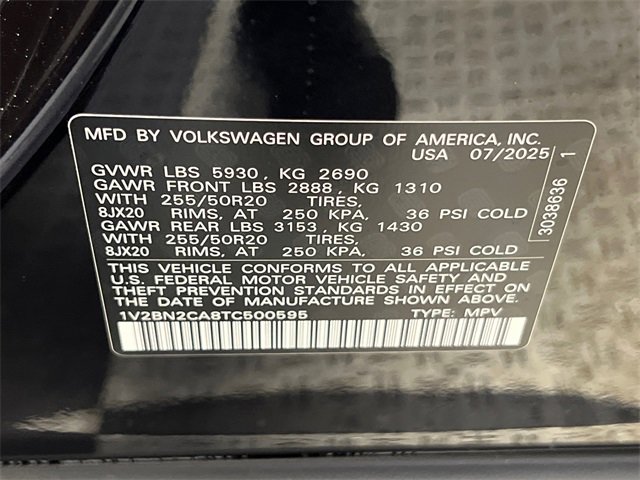 New 2026 Volkswagen Atlas SEL image 23