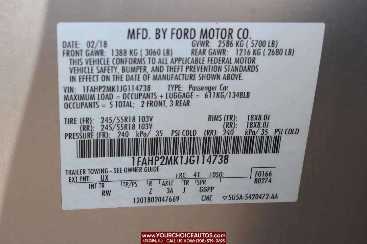 Used 2018 Ford Taurus Police Interceptor AWD image 14