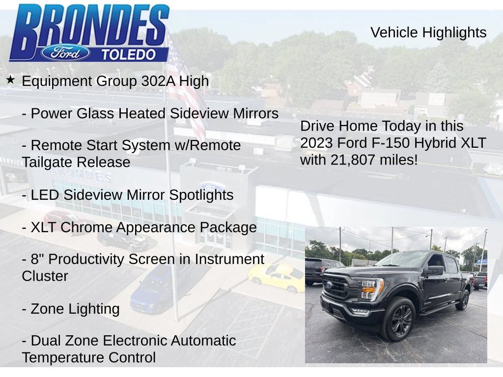 Used 2023 Ford F150 XLT w/ Equipment Group 302A High AWD/4WD image 12