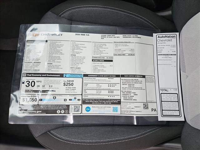 New 2026 Chevrolet Trax LS w/ LS Convenience Package FWD image 17