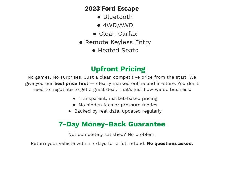 Used 2023 Ford Escape ST-Line w/ Tech Pack #1 image 2