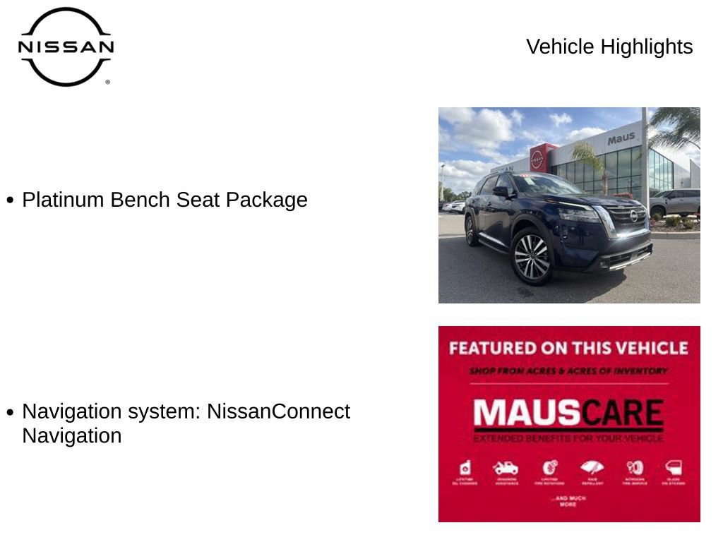 Used 2022 Nissan Pathfinder Platinum w/ Cargo Package image 8