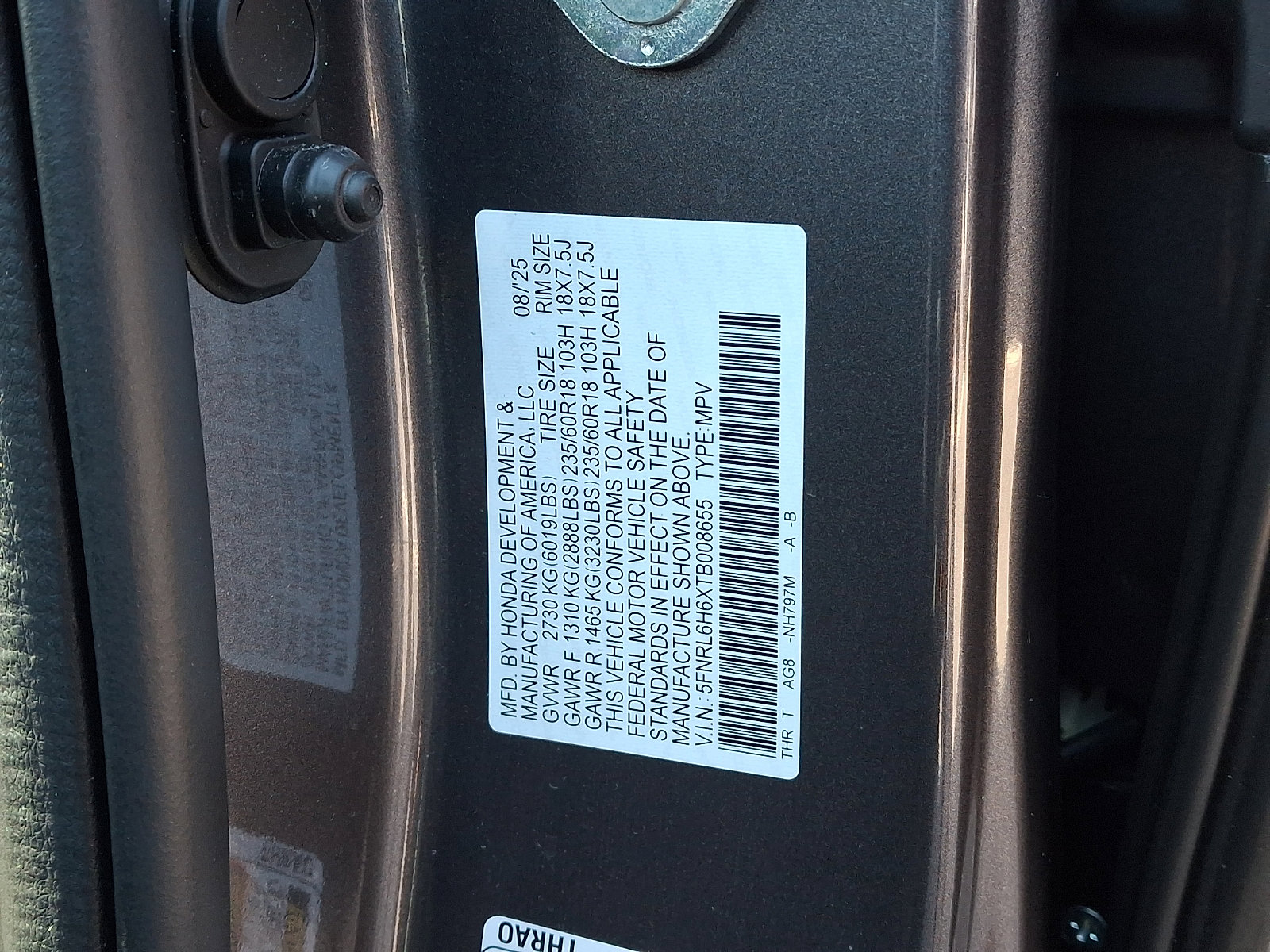 Certified 2026 Honda Odyssey EX-L image 20