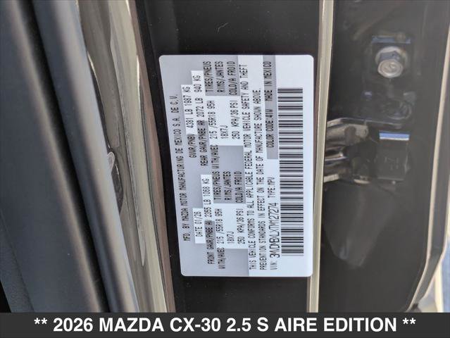 New 2026 MAZDA CX-30 Aire Edition image 15