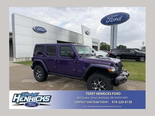 Used 2023 Jeep Wrangler Unlimited Rubicon w/ LED Lighting Group AWD/4WD image 1