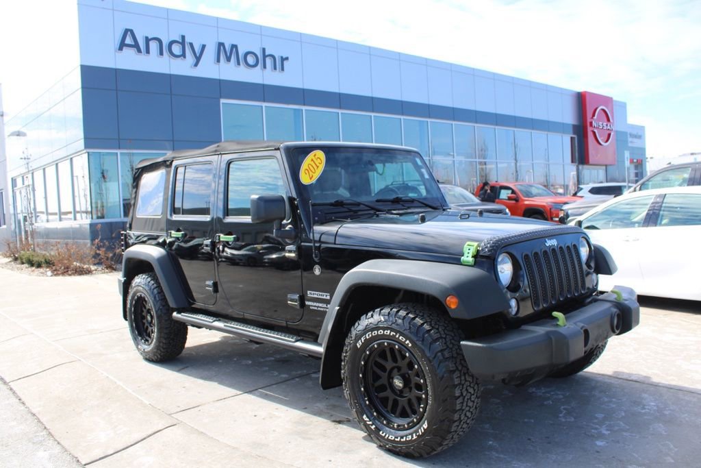 Used 2015 Jeep Wrangler Unlimited Sport w/ Mopar Black Appearance Group