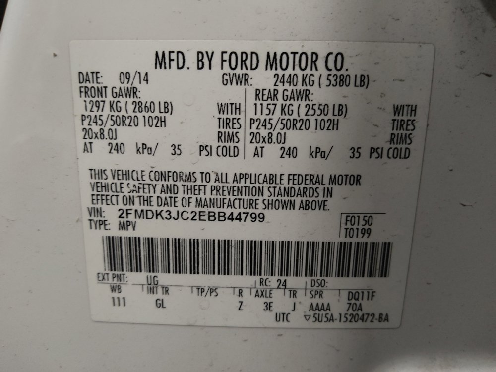 Used 2014 Ford Edge SEL w/ Equipment Group 205A FWD image 33