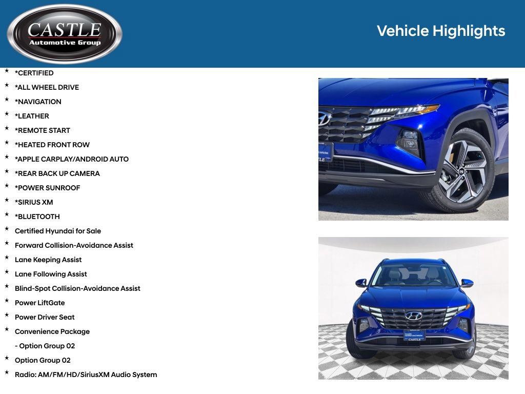 Used 2023 Hyundai Tucson SEL w/ Convenience Package AWD/4WD image 3