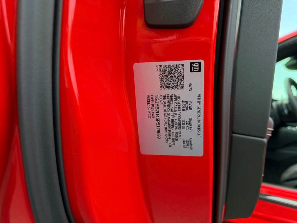 Used 2023 Chevrolet Corvette Stingray Preferred Cpe w/ Z51 Performance Package image 23