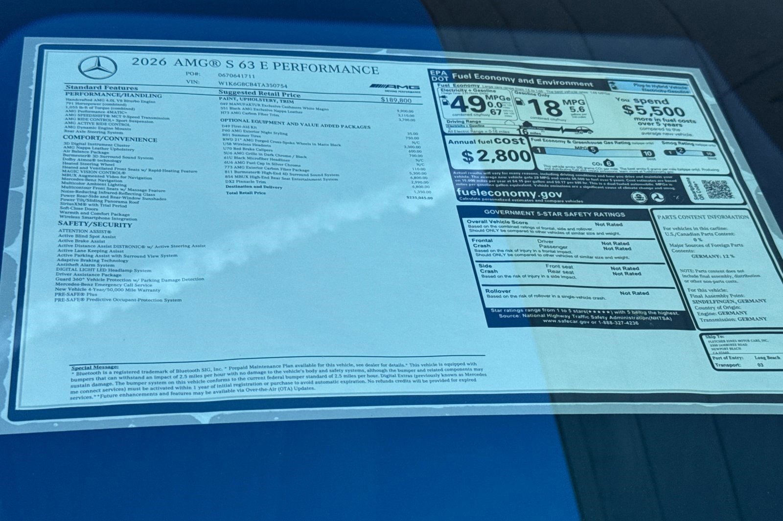 New 2026 Mercedes-Benz S 63 AMG S image 34