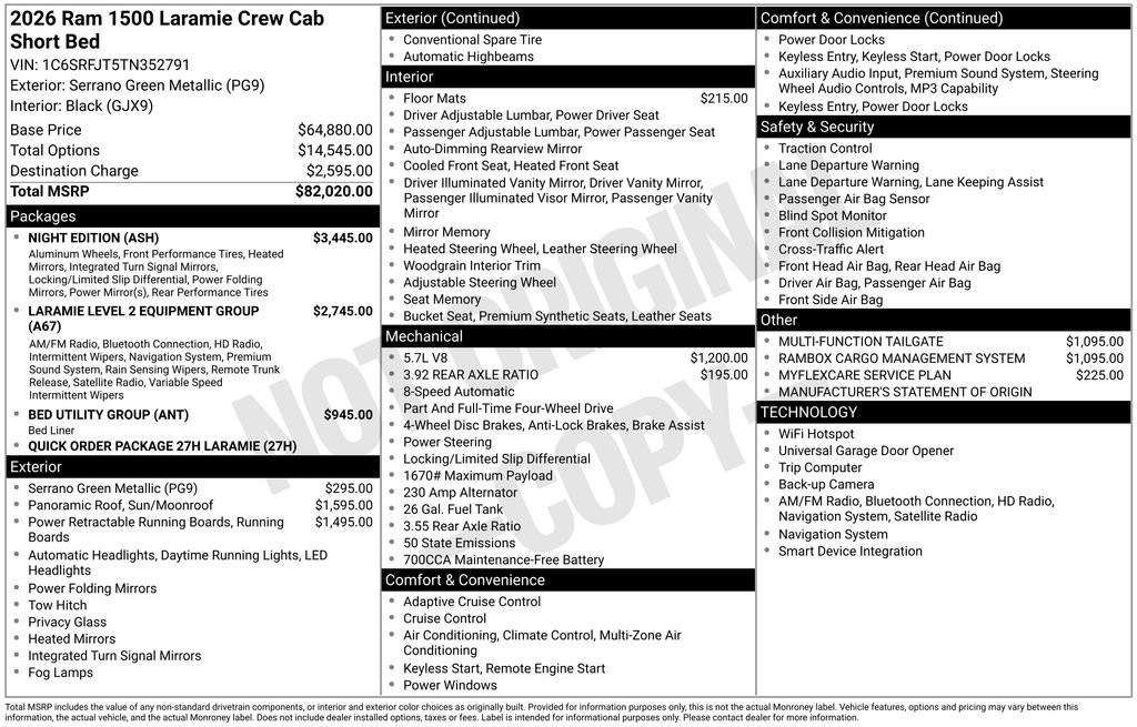 New 2026 RAM 1500 Laramie w/ Night Edition image 9