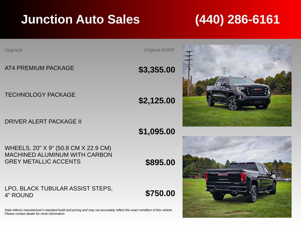 Used 2020 GMC Sierra 1500 AT4 w/ AT4 Premium Package AWD/4WD image 5