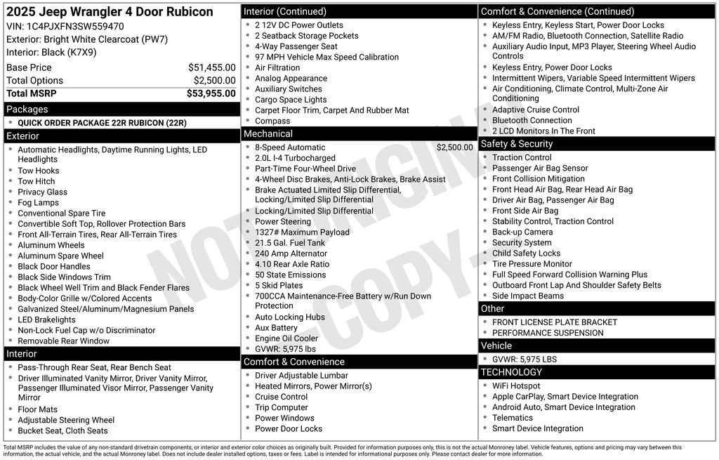 Used 2025 Jeep Wrangler Unlimited Rubicon image 2