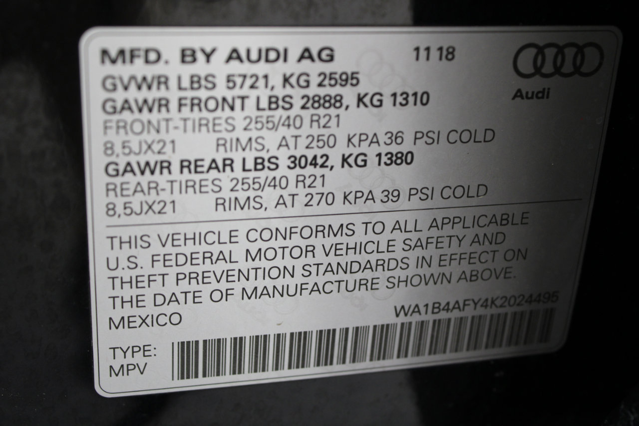 Used 2019 Audi SQ5 Premium Plus w/ Premium Plus Package image 89