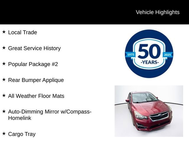 Used 2015 Subaru Impreza 2.0i Premium w/ Popular Package #2 AWD/4WD image 5