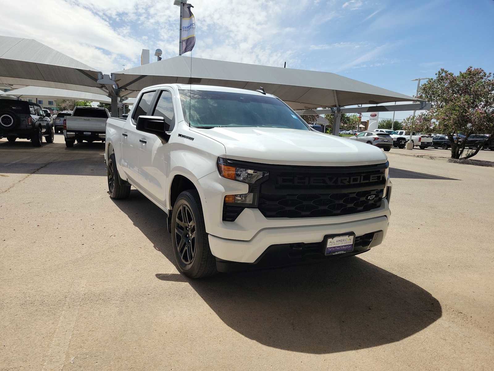 Used 2023 Chevrolet Silverado 1500 Custom w/ LPO, Dark Essentials Package RWD image 2