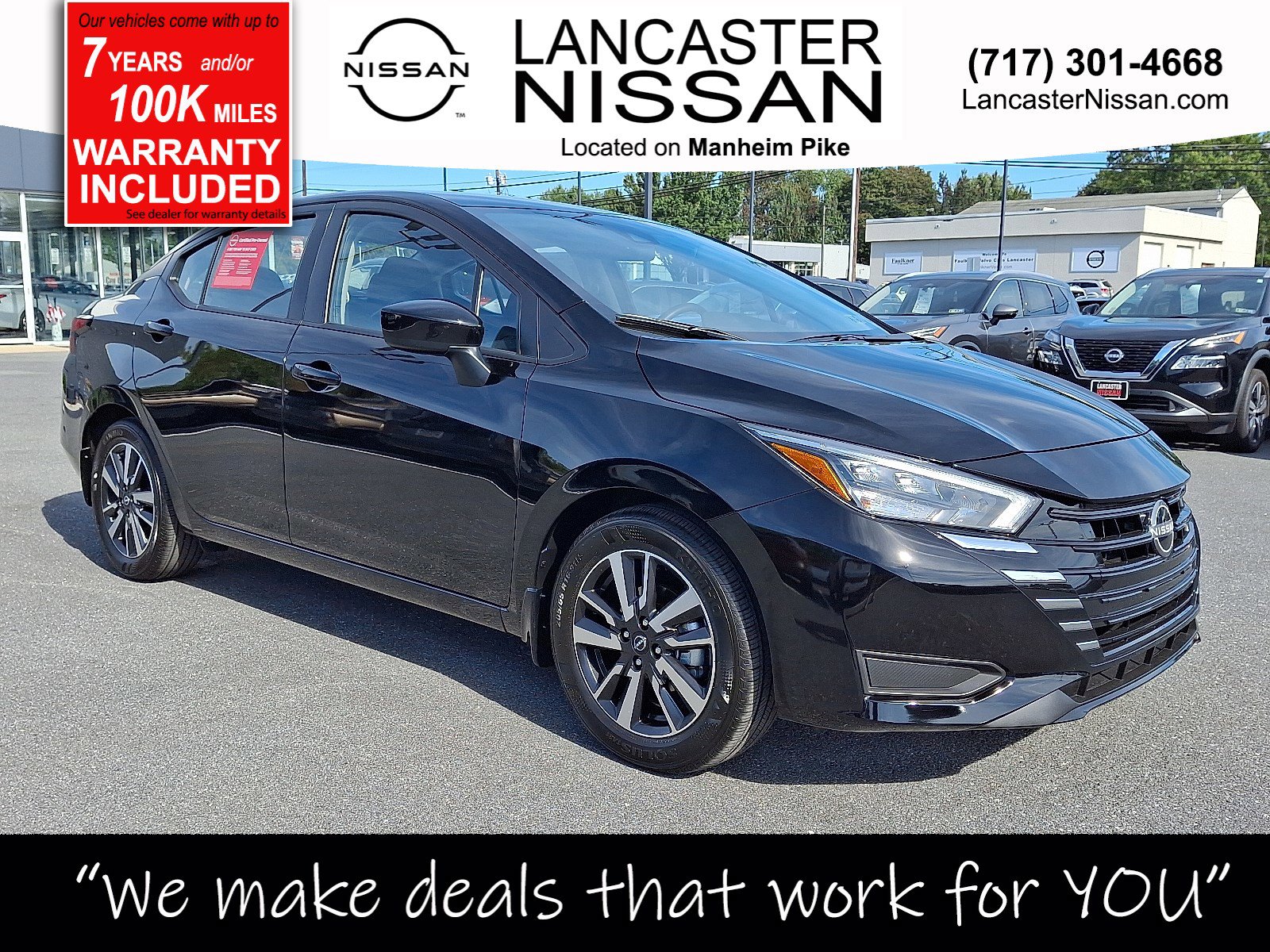 Certified 2025 Nissan Versa SV w/ Trunk Package