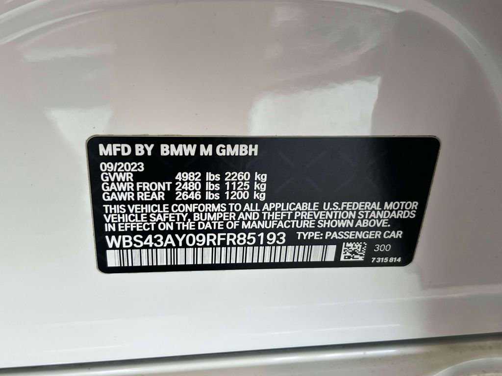 Used 2024 BMW M3 Competition w/ M Carbon Exterior Package AWD/4WD image 19