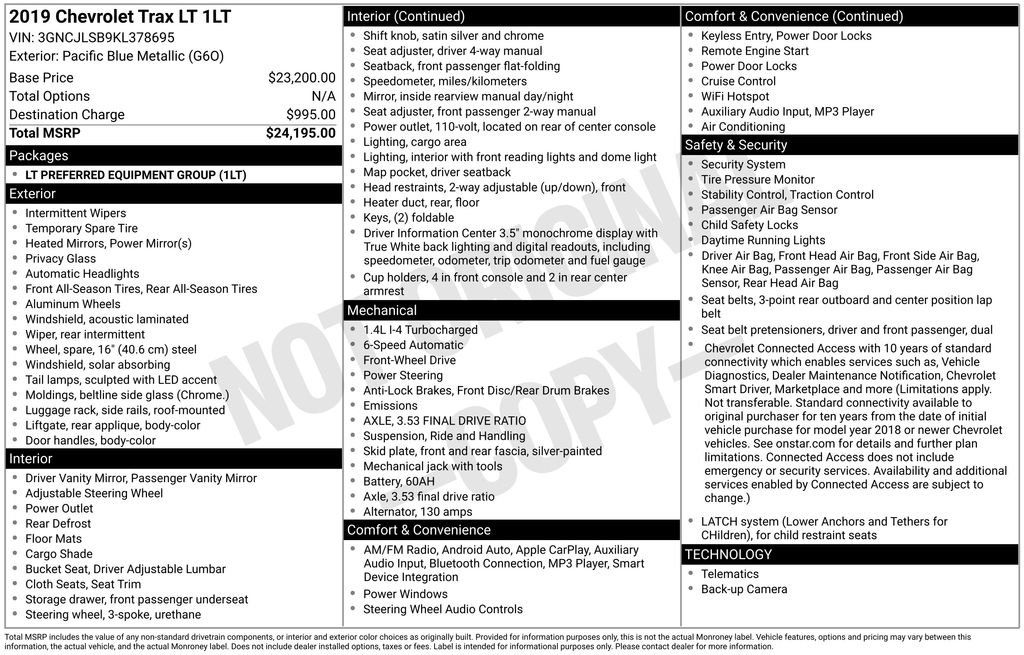 Used 2019 Chevrolet Trax LT image 6