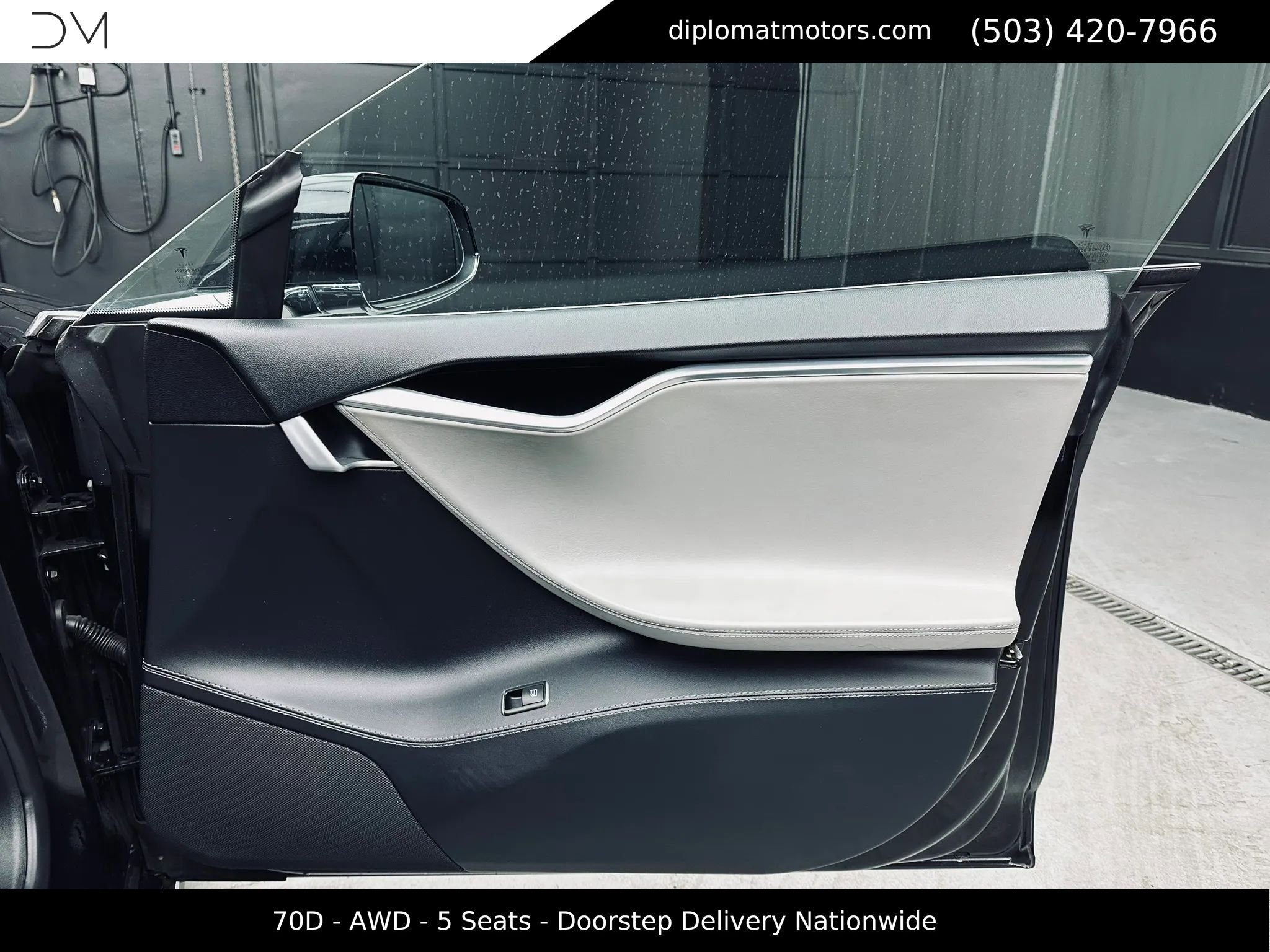 Used 2015 Tesla Model S 70D AWD/4WD image 25