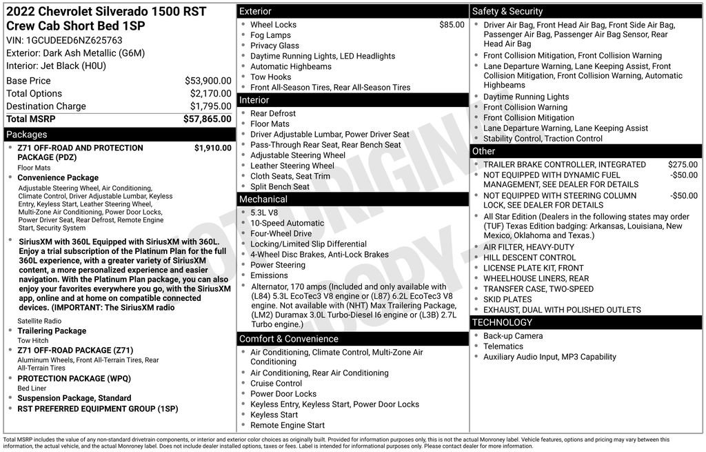 Used 2022 Chevrolet Silverado 1500 RST AWD/4WD image 33