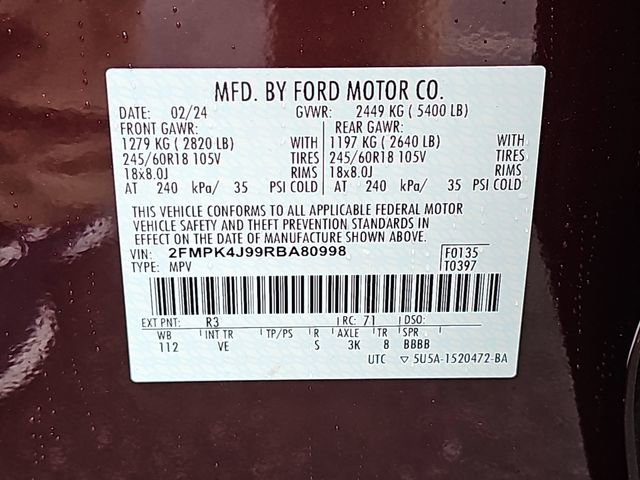 Used 2024 Ford Edge SEL image 34