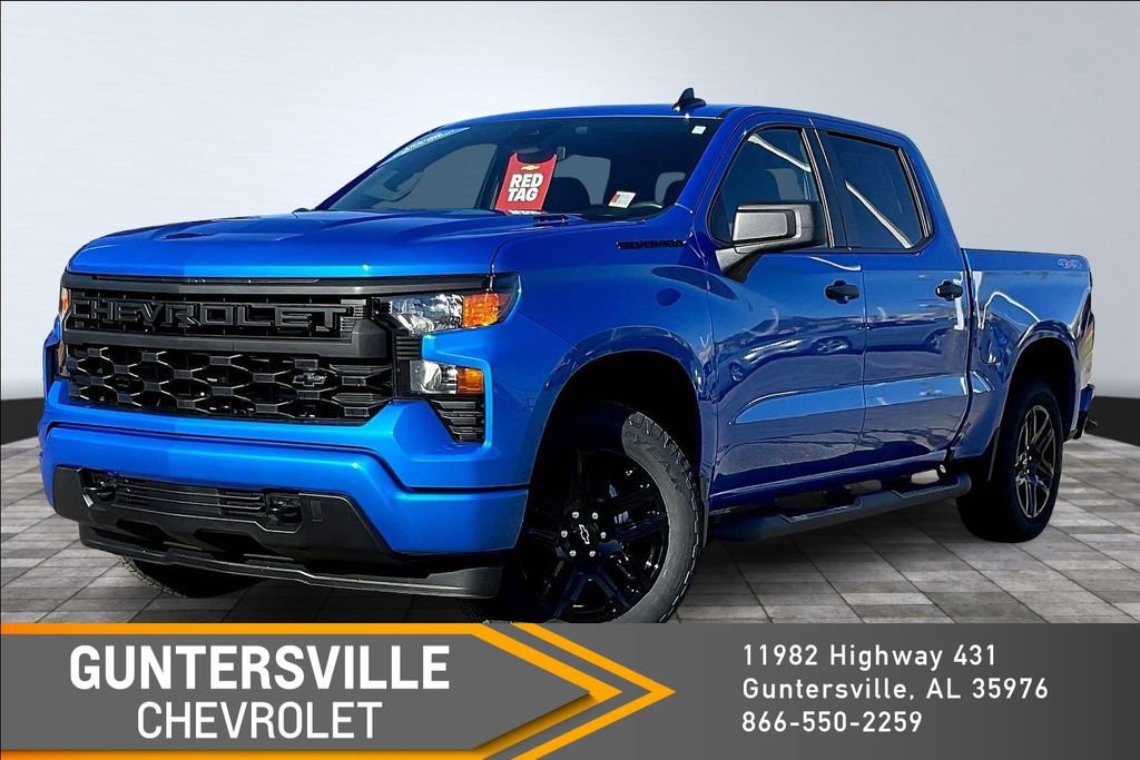 New 2026 Chevrolet Silverado 1500 Custom w/ Turbomax Blackout Package image 1