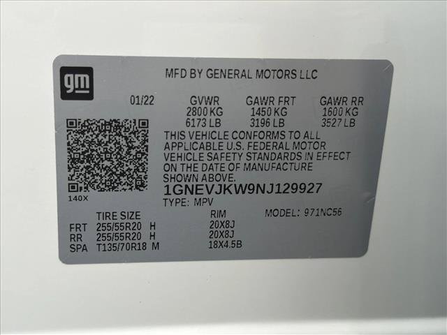 Used 2022 Chevrolet Traverse RS w/ LPO, Floor Liner Package AWD/4WD image 28