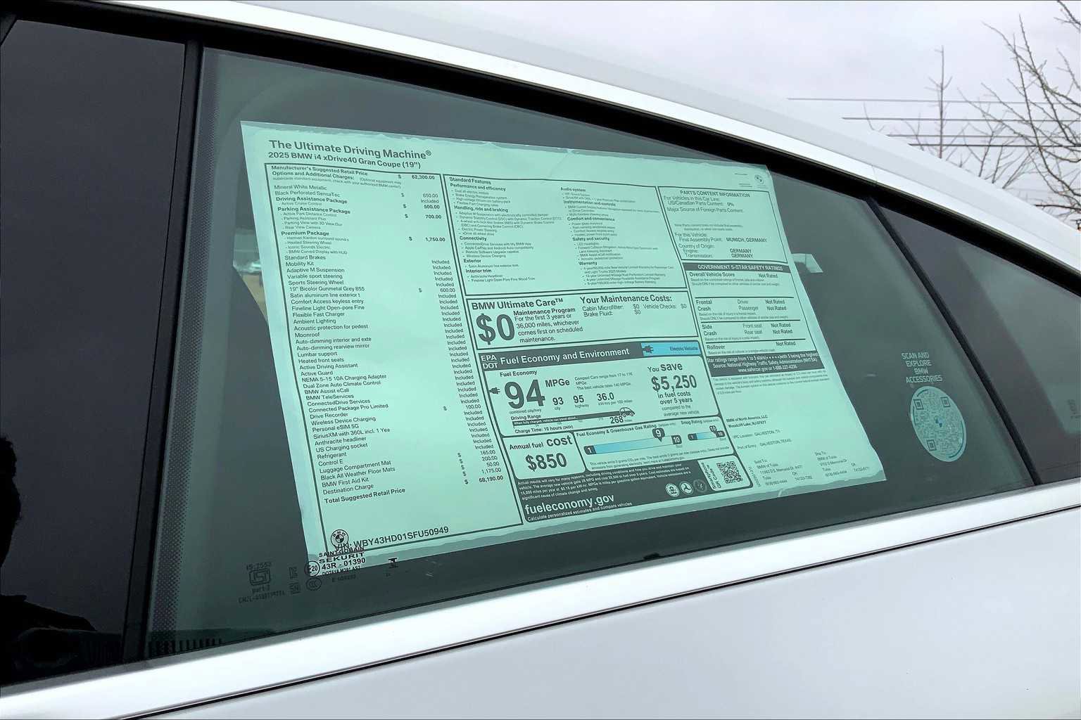 New 2025 BMW i4 xDrive40i w/ Premium Package image 21