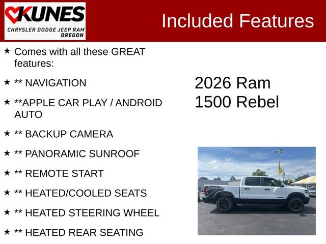 New 2026 RAM 1500 Rebel image 2