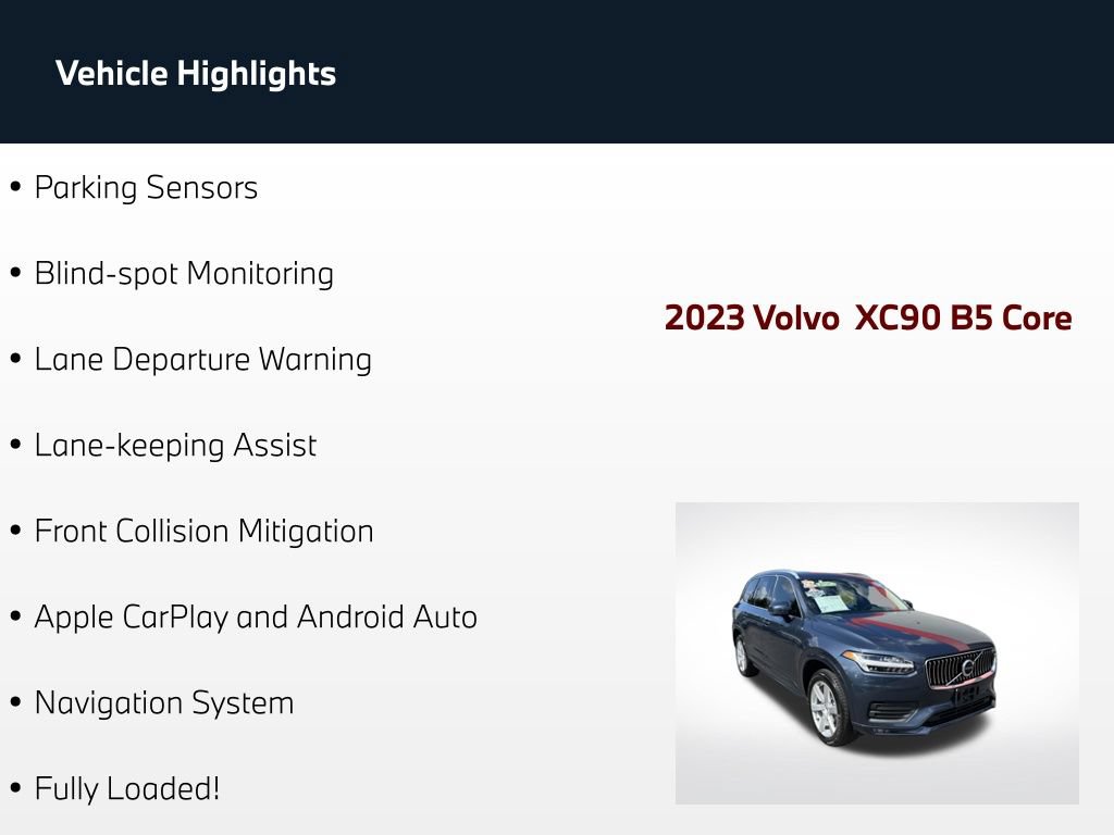 Used 2023 Volvo XC90 B5 Core AWD/4WD image 67