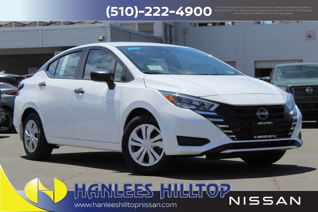 New 2025 Nissan Versa S w/ Trunk Package