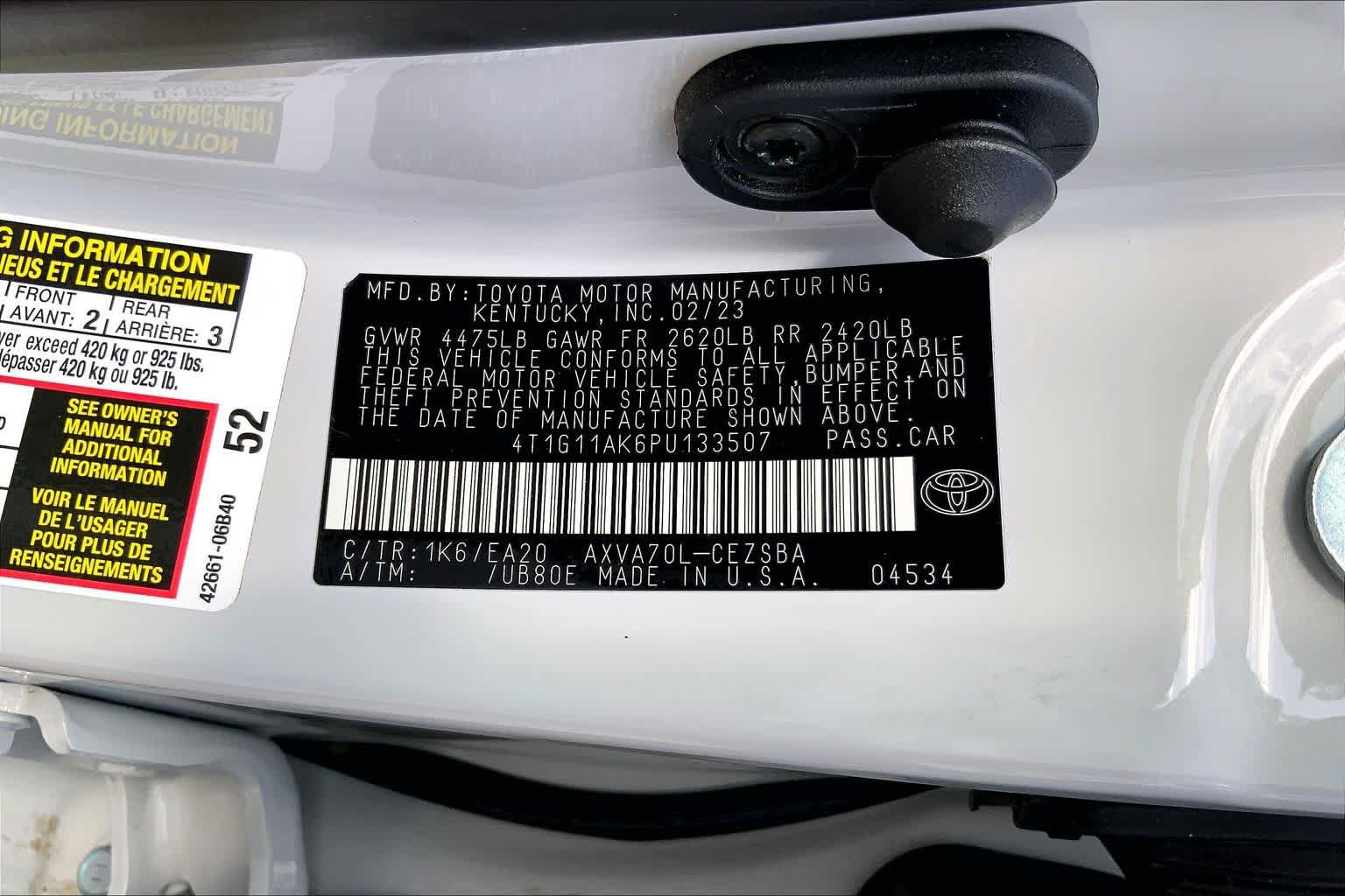 Used 2023 Toyota Camry SE FWD image 36