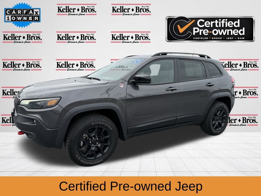 Used 2022 Jeep Cherokee Trailhawk w/ Sun, Sound & Nav Group image 3