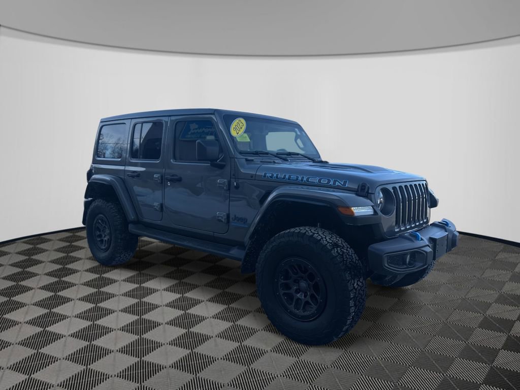 Used 2023 Jeep Wrangler Unlimited Rubicon 4xe w/ Safety Group image 3